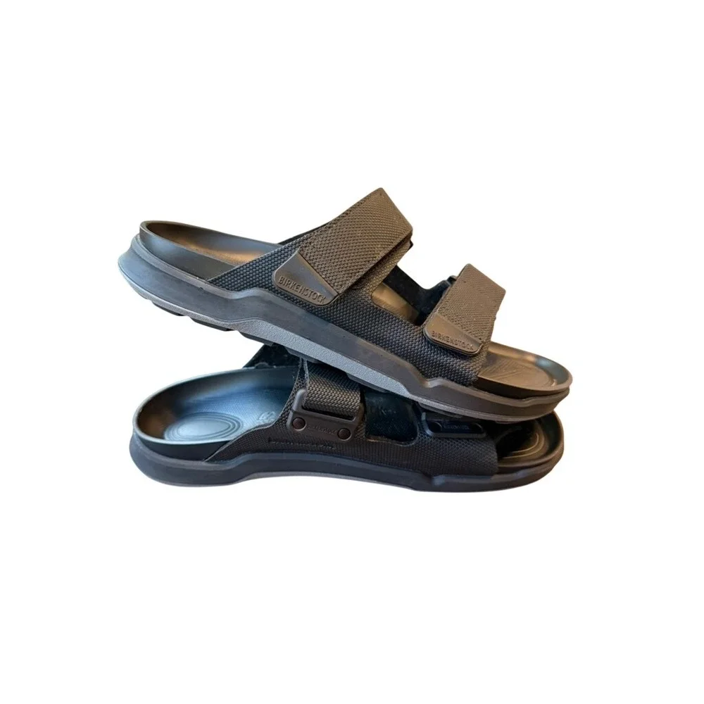 Birkenstock Atacama Sandals EU 42 US M9-9.5 W 11-11.5 Black Gray Trail  Slides